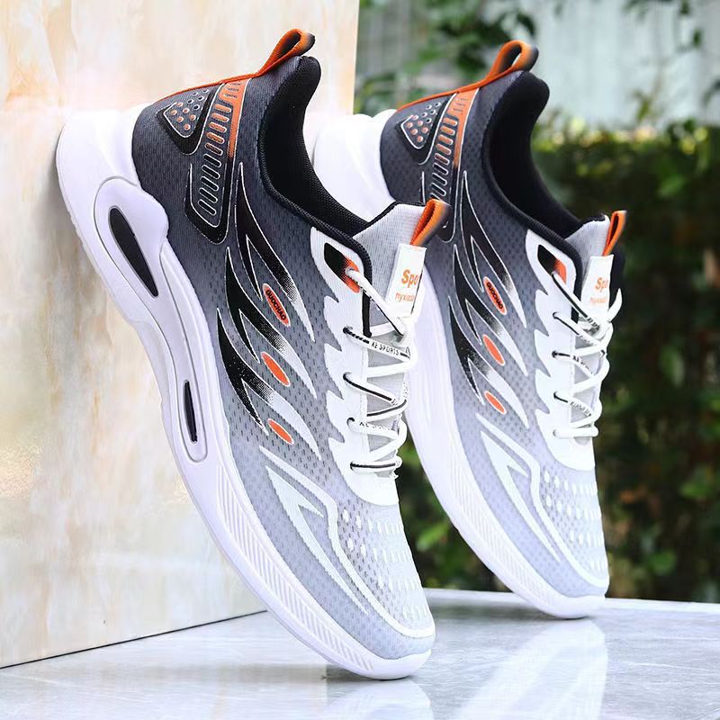 Men's Shoes 2025 Ice Mesh Shoes Casual Soft Sole Student Running Sneakers Internet Celebrity Trendy Shoes Breathable Men's Shoes
