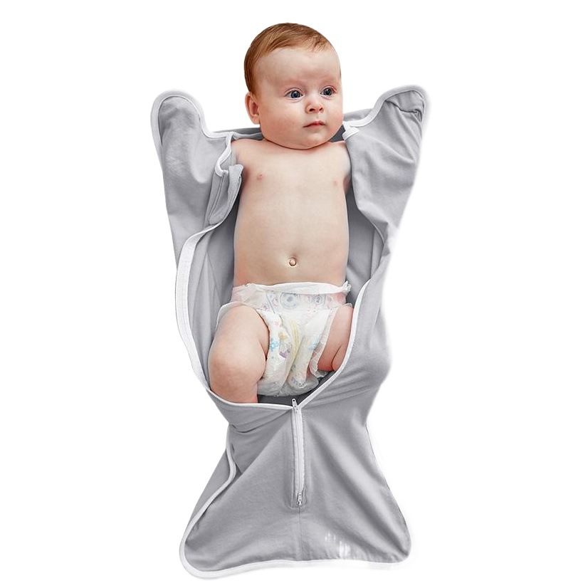 Yin Xiuli Baby Thickened Pure Cotton Anti-Scare Wrap Towel Swaddling Towel Newborn Swaddling Sleeping Bag Baby Blanket Cross-Border