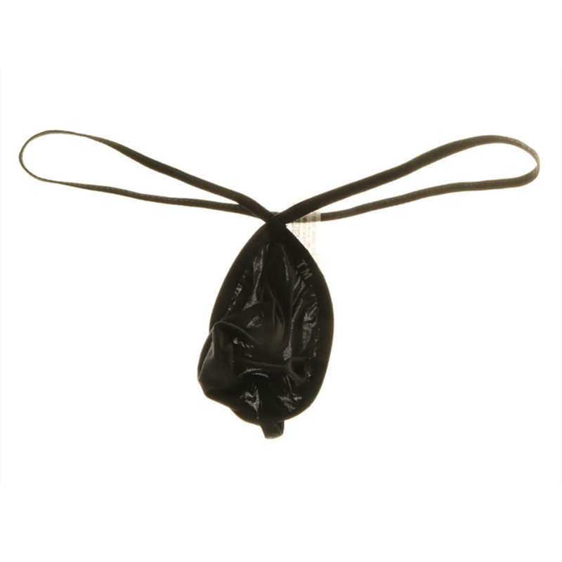 New men's single thong men's large bag fashion sexy nylon thin silky men's crotch protection sexy underwear