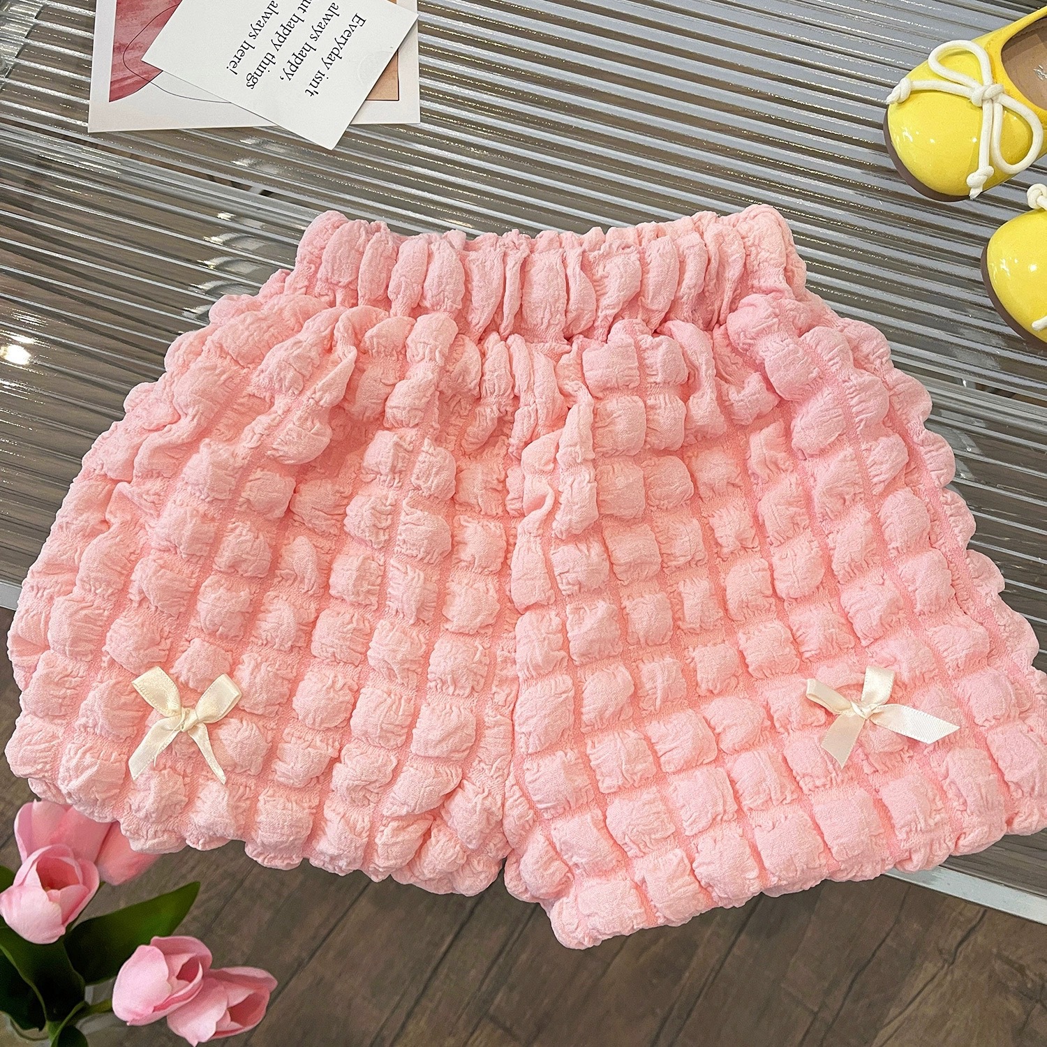 Picture of Girls' Summer Dress suit 2023 New Arrival Female Baby Korean Style Fashionable Short-sleeved Girl's Flower-bud Pants Summer Two-piece Set