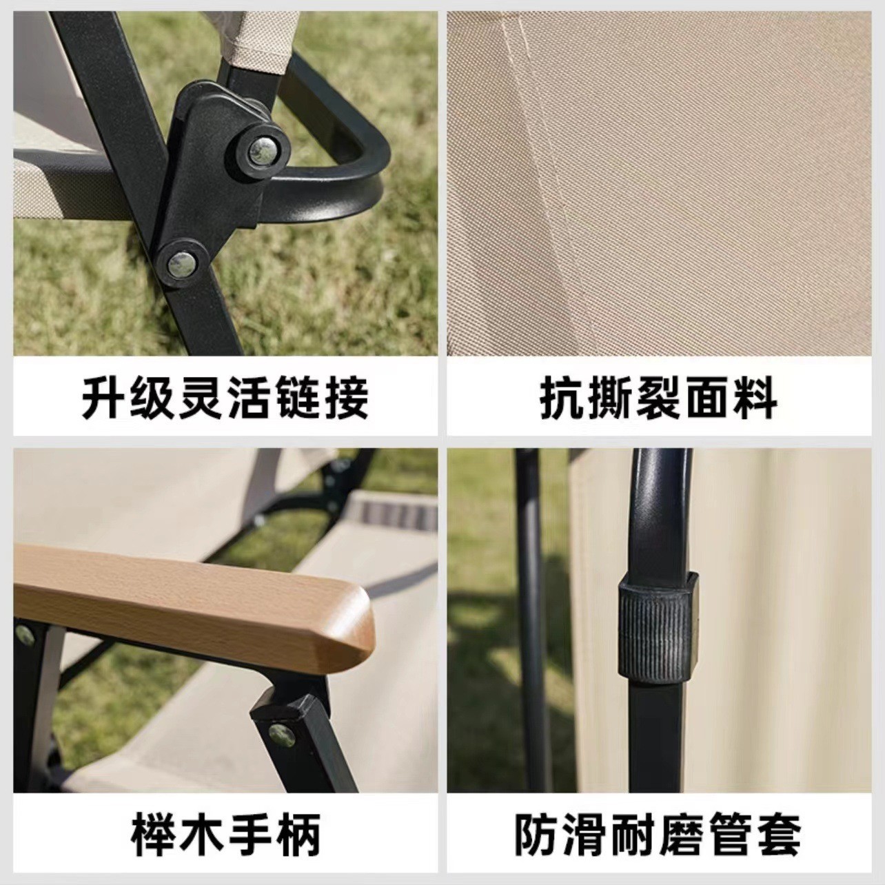 Kermit Chair Wholesale Manufacturer Outdoor Folding Chair Aluminum Alloy Chair Portable Picnic Car Camping Folding Table