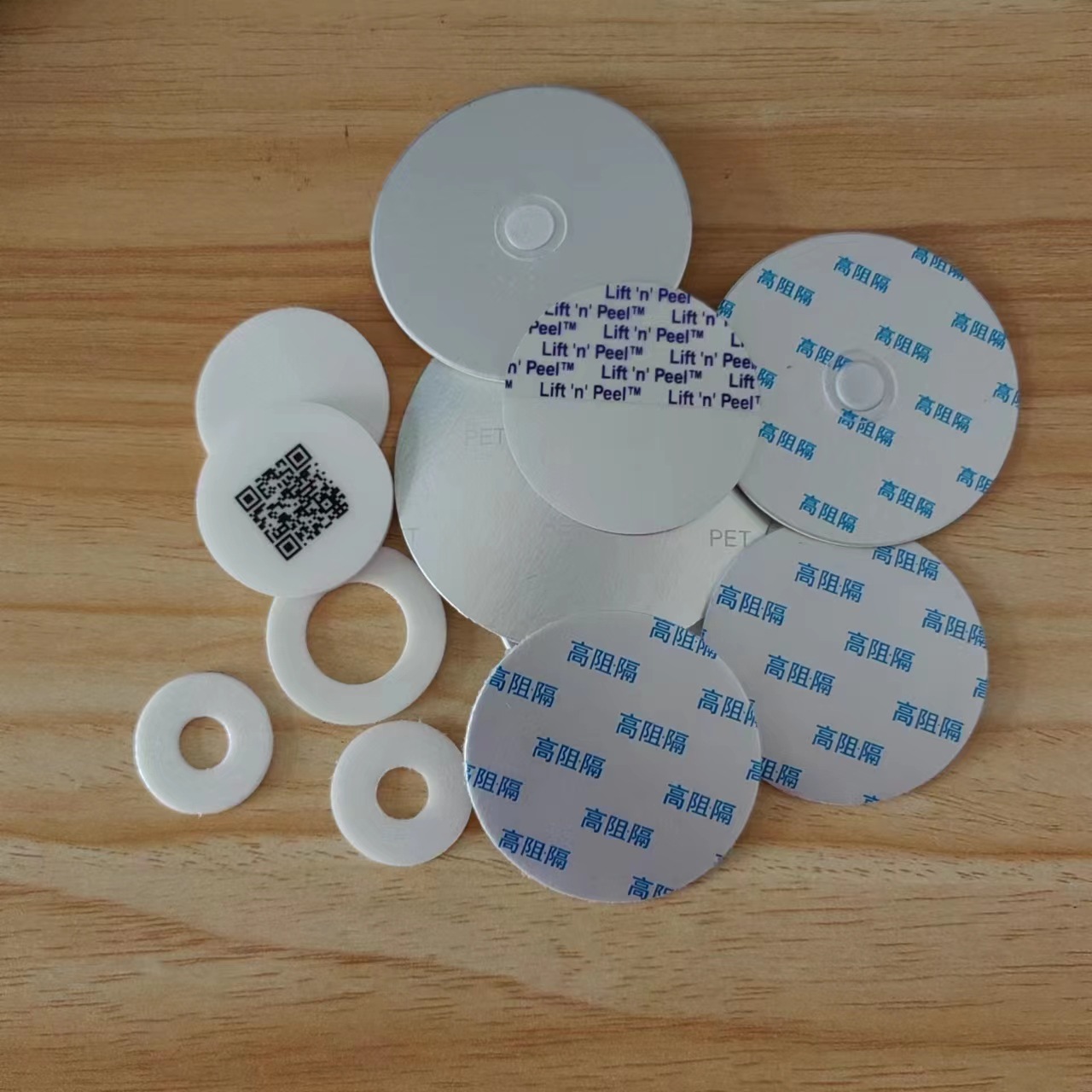 Picture of High Barrier Aluminum Foil Gasket Foam Gasket Pressure Sensitive Gasket Plastic Bottle Half Pull Ear Electromagnetic Induction Aluminum Foil Sealing Film