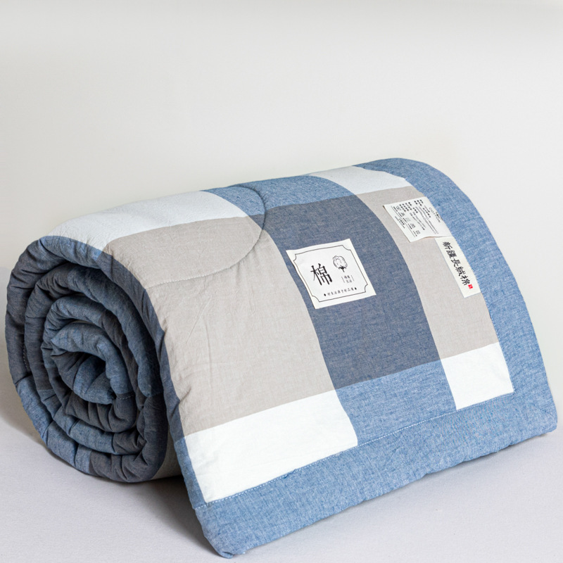 Picture of Class A Maternal and Infant Grade Non-printed Summer Quilt Xinjiang Cotton Air-conditioning Quilt Core Machine Washable Summer Cool Quilt Summer Thin Quilt