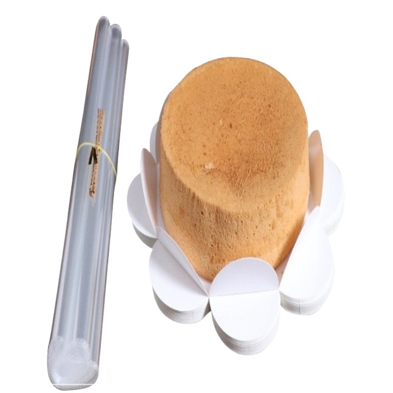 6 inch 8 inch chiffon cake thickened packaging bag toast bag paper cup cake box 10 into the delivery of gold zhasi