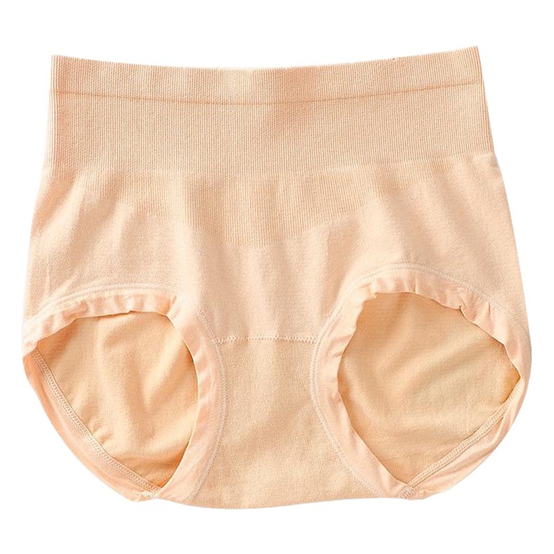 Abdominal Panties Women's Mid-Waist Traceless Waist Hip Lifting Artifact Postpartum Gastric Breathable Simple Triangle Pants