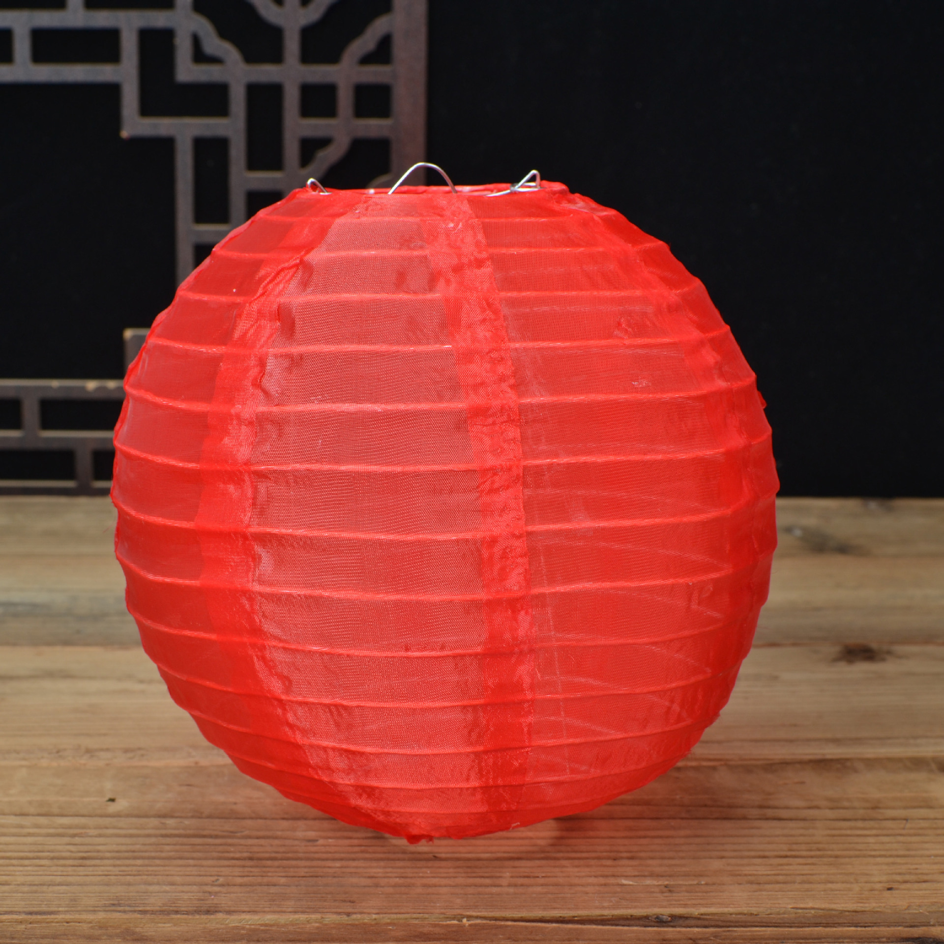 Picture of Outdoor Waterproof Round Silk Lantern Mid-Autumn Festival and National Day Shopping Mall Decorative Lantern Sun Protection and Durable Holiday Cloth Lantern