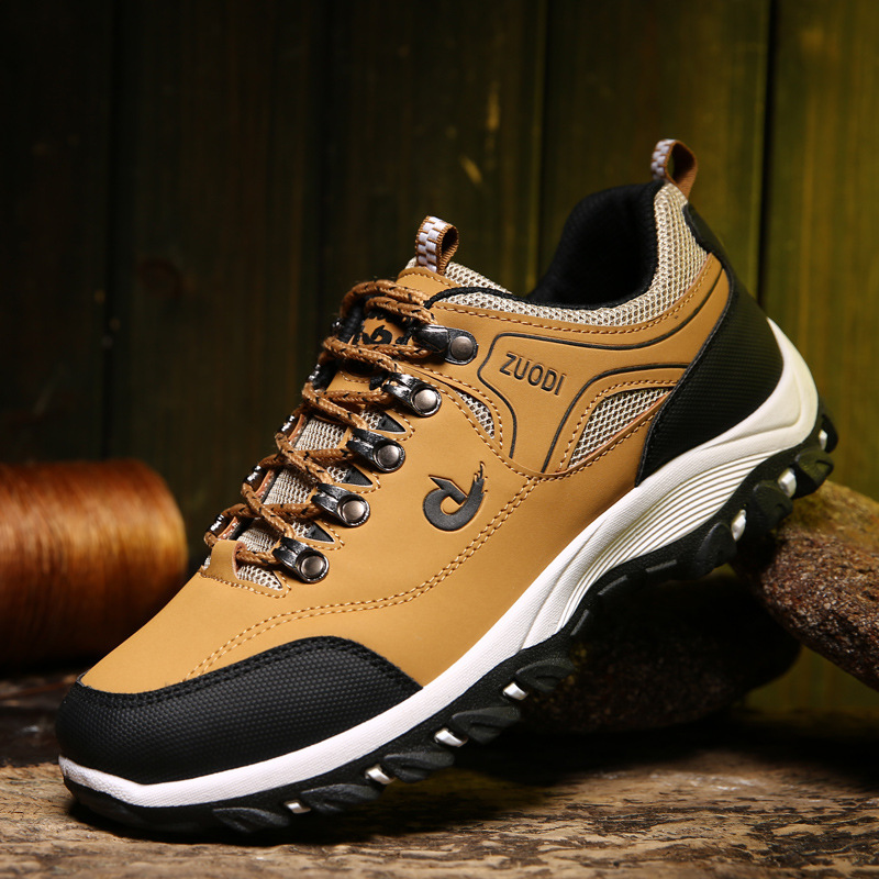 Spring and Autumn Explosions Cross-border plus size Outdoor Hiking Shoes Men's Travel Shoes Outdoor Adventure Camping Hiking Shoes Men's Hair