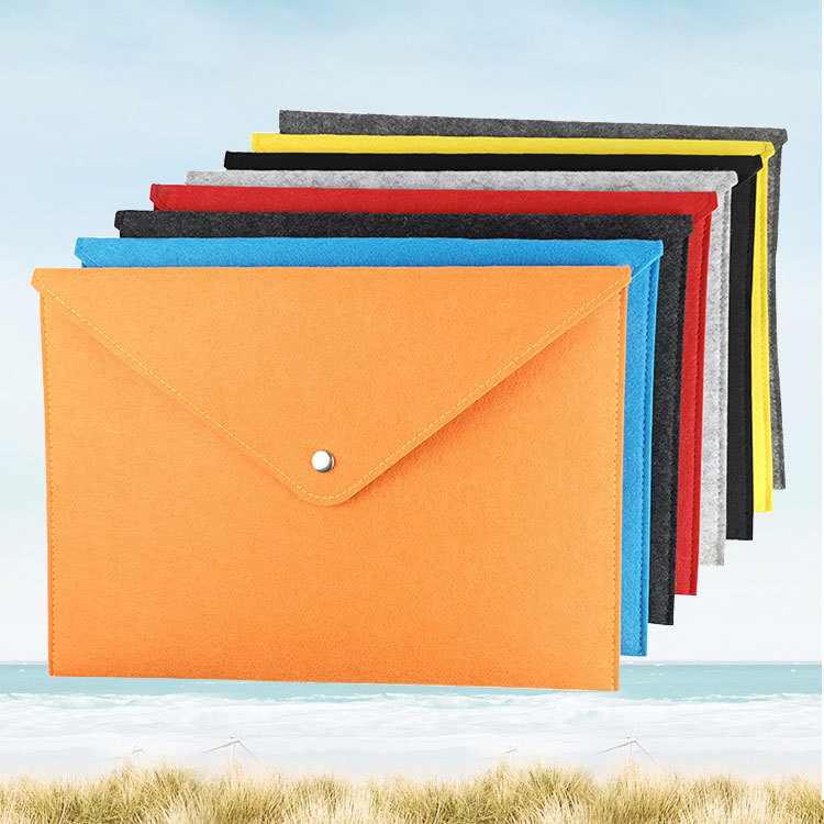 Felt File Bag Business Office A4 File Bag Conference Information File Bag Manufacturer Wholesale Felt Bag Storage