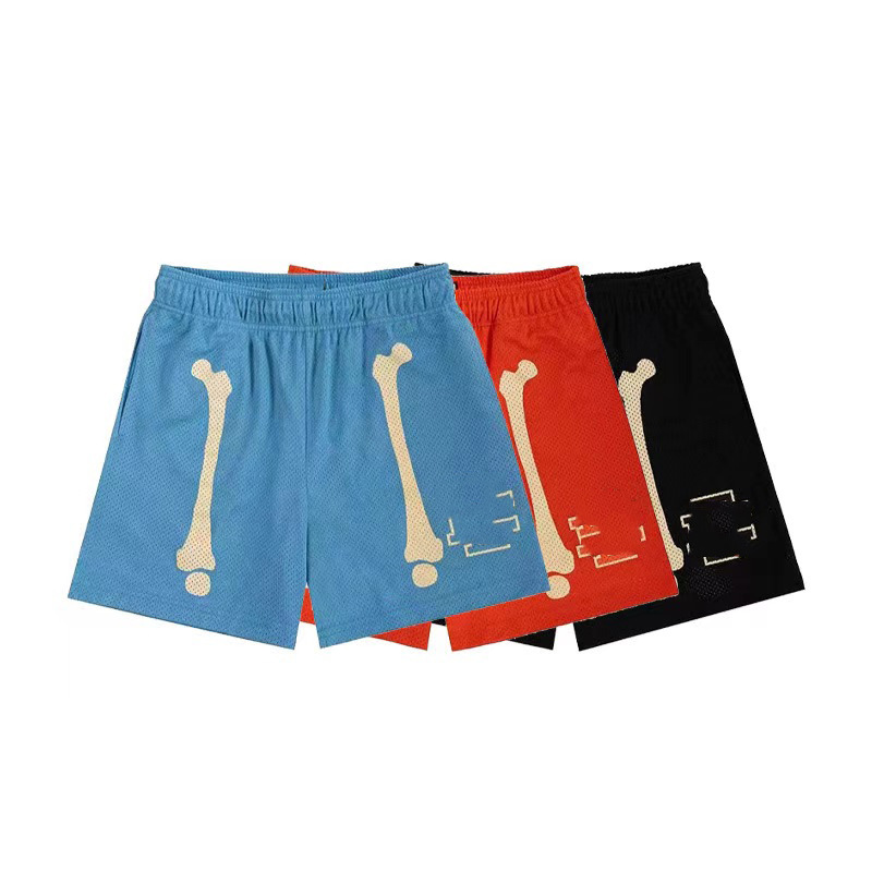 American Casual Shorts Men's Fitness Muscle Training Running Pants Mesh Sports European and American Fashion Brand Fitness Pants