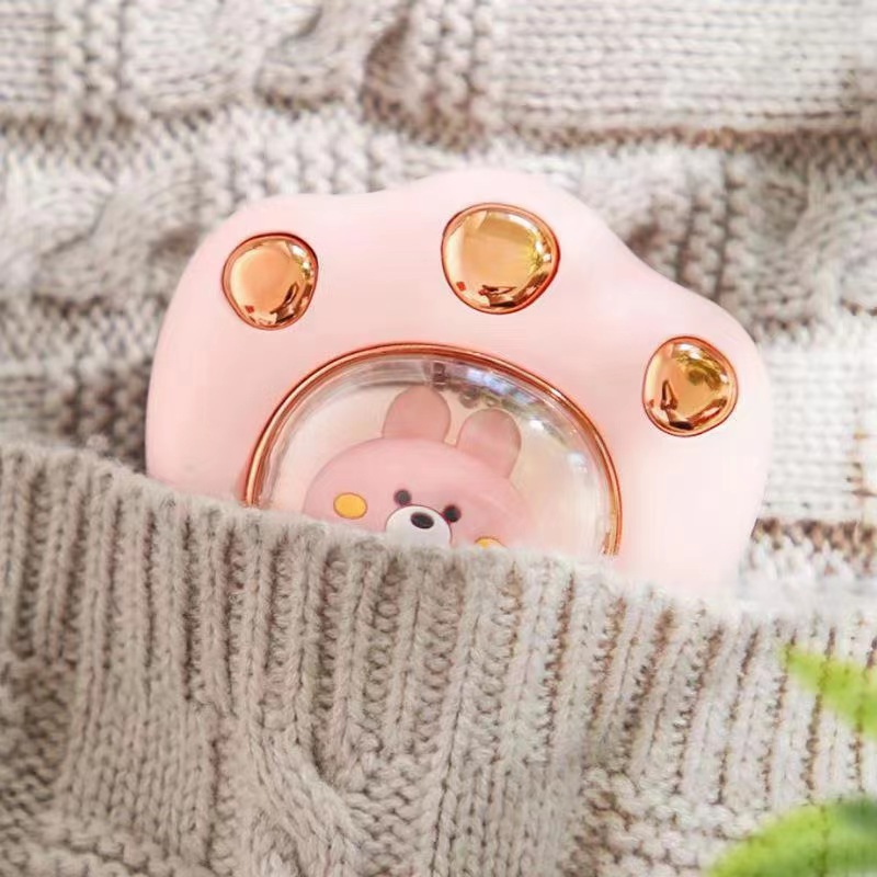 Picture of New Cat Claw Hand Warmer USB Charging Cute Pet Portable Cute Cat Claw Hand Warmer Double-Sided Portable Explosion-Proof Winter