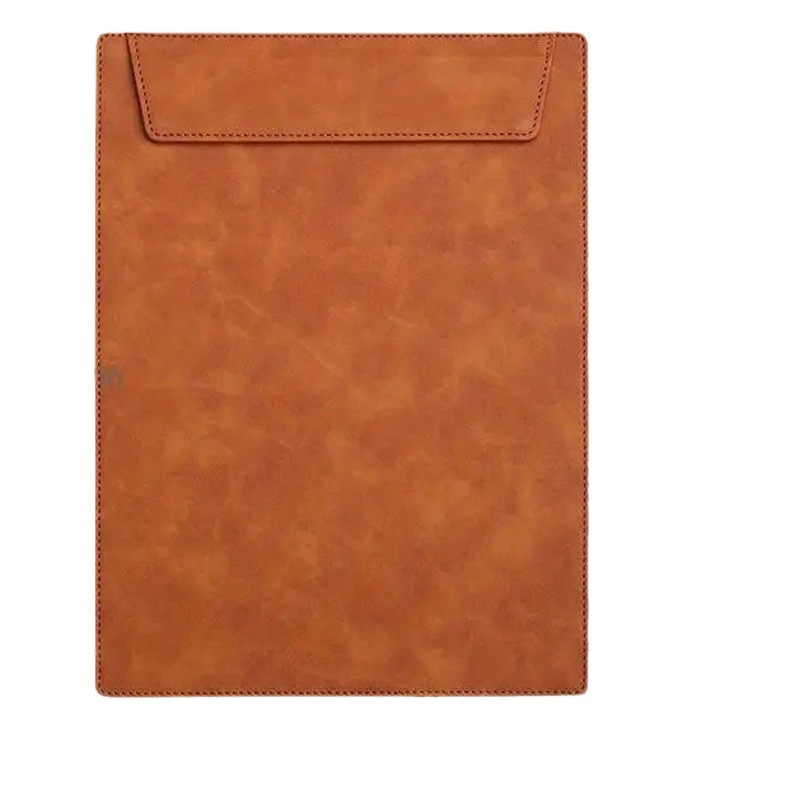 Business cooperation contract signature board file splint in stock A4 leather magnetic signature sheet clip conference clip writing pad