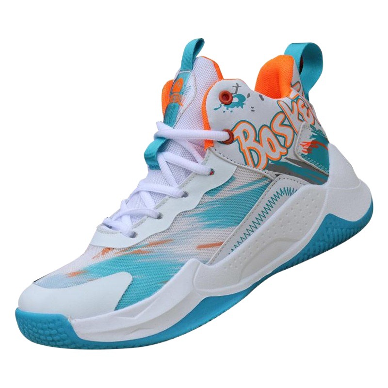Basketball shoes men's Breathable High-top sneaker soft bottom ringing shoes men's trendy casual shoes men
