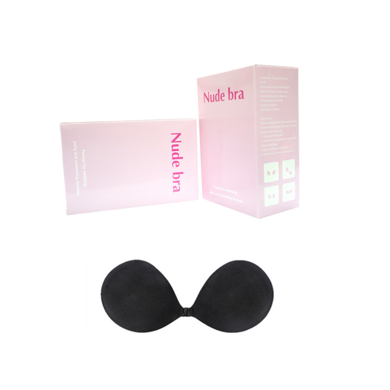 Picture of Thin Amazon Summer Big Chest Invisible Push-up Bra Women's Chest Sexy Seamless Beauty Back Underwear Silicone Breast Sticker