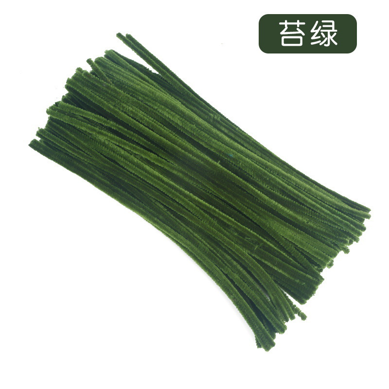 Picture of Children's puzzle twist bar environmental protection color wool wool root plush DIY kindergarten handmade beautiful Labor materials