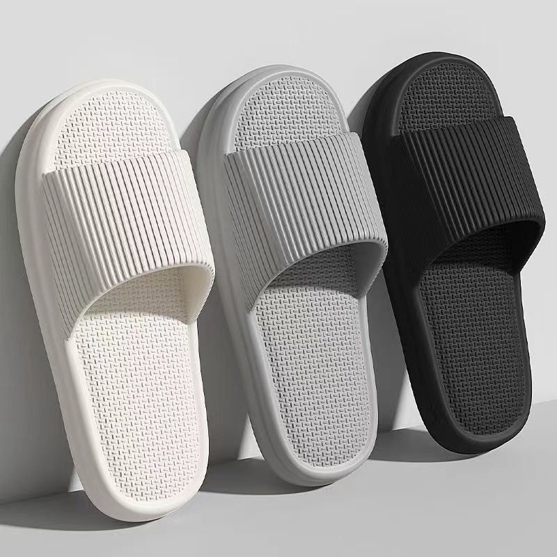 2025 New Eva Slippers for Women Summer Indoor Home Bathroom Bathing Thick-Soled Non-Slip Slippers for Men