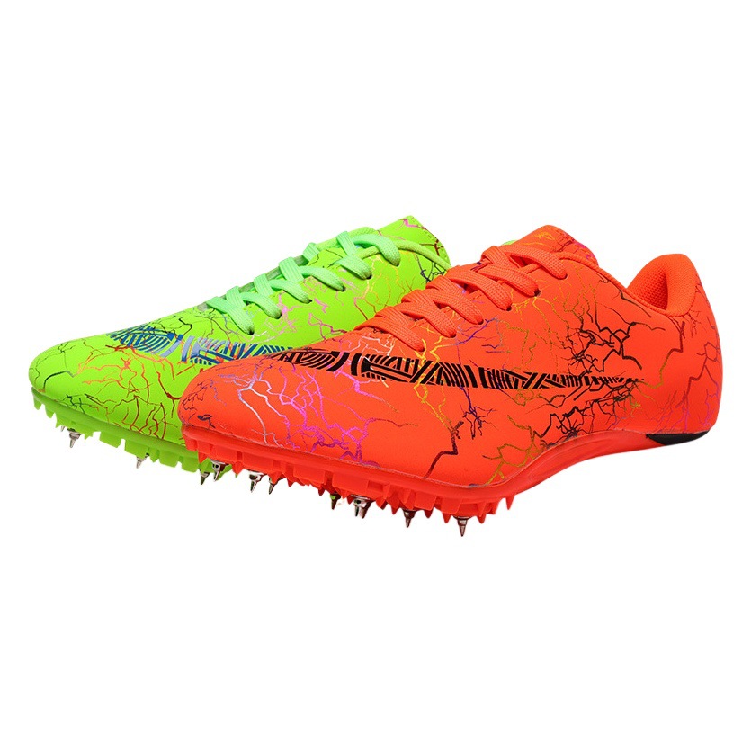 23 Cross-Border New 8-Nail Mandarin Duck Spike Shoes Track and Field Sprint Men's Nail Shoes Women's Sports Training Shoes Spike Shoes Track and Field Shoes