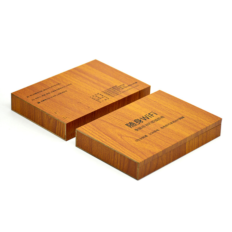 Picture of 2025 New Solid Wood Portable Wifi Packaging Box Thickeneded Shock-Proof Digital Accessories 3C Equipment Storage Box Large Capacity
