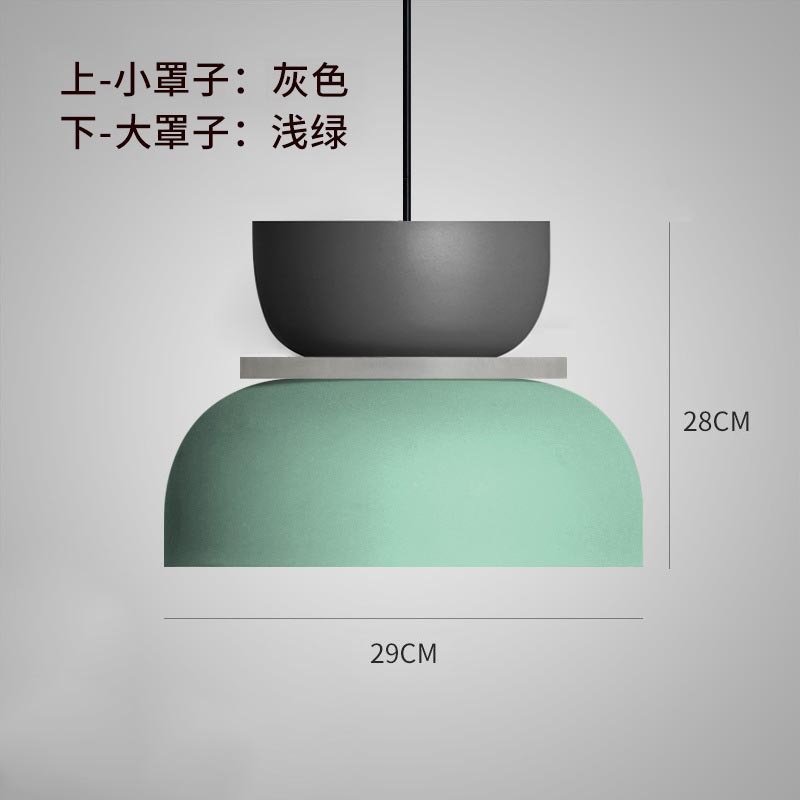 Picture of Source Cross-Border Direct Sales Simple Nordic Restaurant Lamp High-End Living Room Chandelier Macaron Acrylic Chandelier