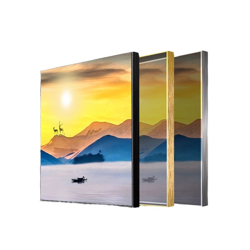 Picture of Picture generation decorative painting living room sofa hallway painting wholesale hotel restaurant mural factory aluminum alloy frame hanging painting