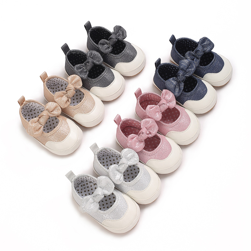 Picture of Spring Summer Autumn New Baby Shoes 0-12 Months Female Baby Shoes Soft-soled Princess Shoes Toddler Shoes