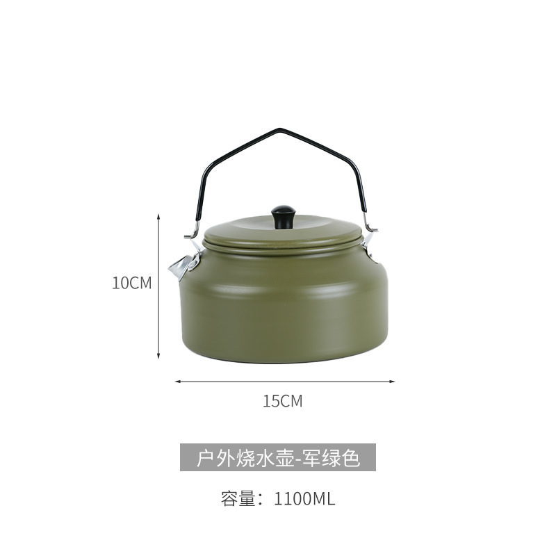 Picture of Cross-border Outdoor Kettle for Camping and Camping Travel Field Kettle Portable Tea Light Outdoor Kettle