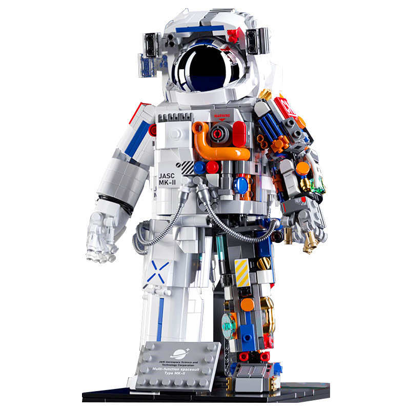 Picture of JAKI Jiaqi Compatible with Lego Dawn Astronaut Space Tide Play Educational Assembled Building Blocks Toys Wholesale Generation