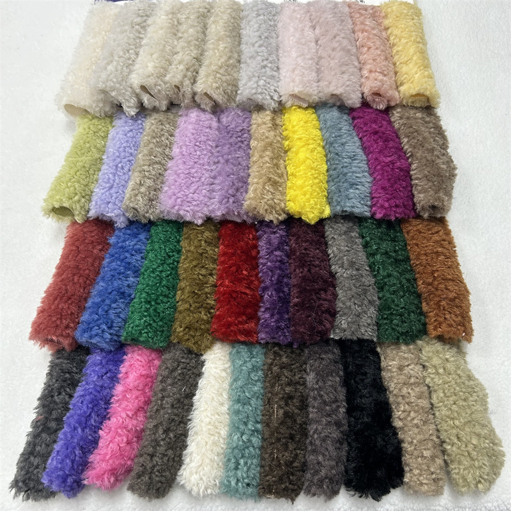 Qatari Wool North American Cashmere Semi-Gloss Alpaca New Paris Sheep Curly Women's Clothing Bag Plush Fabric