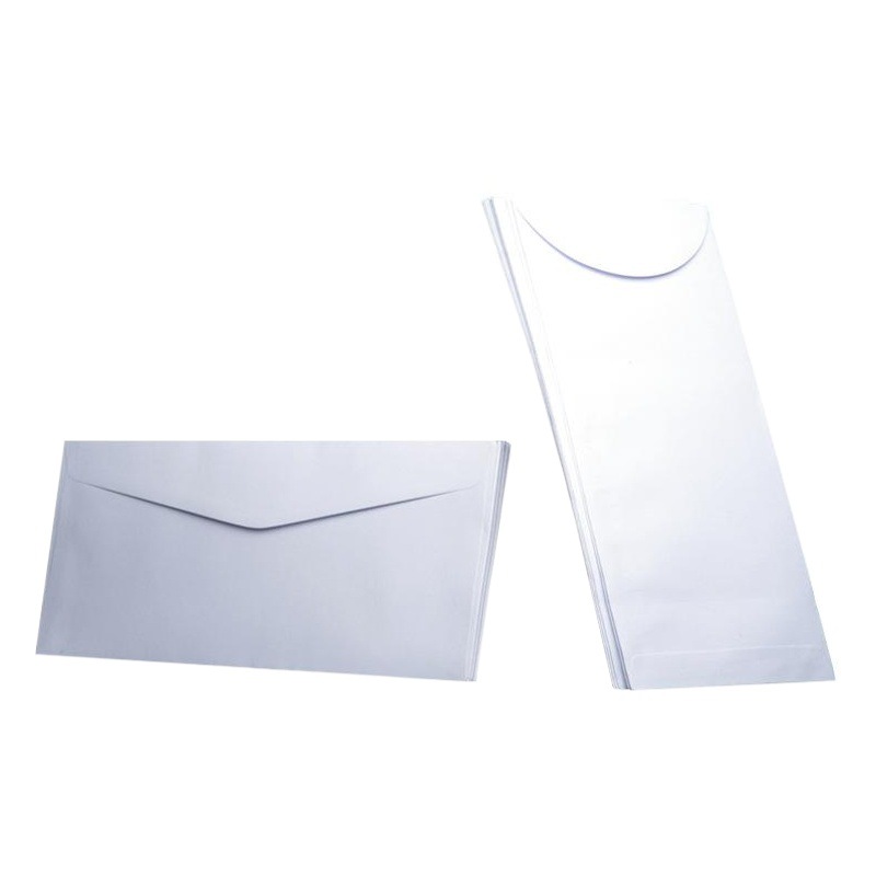White simple blank no word envelope saliva glue 4*9 international aviation envelope printing production