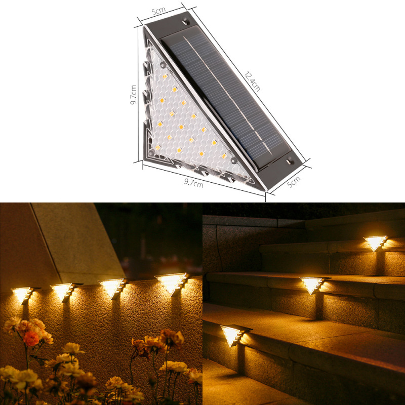 Picture of 25 Years New Solar Stair Step Light Outdoor Trail Light Outdoor Courtyard Foot Lighting Induction Step Light