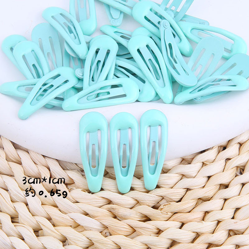 Picture of Candy Colorful Hairpin Hyuna Style Colorfulful Water Drop Clip Glue Bb Clip Hairpin Duckbill Clip Korean DIY Headwear Wholesale