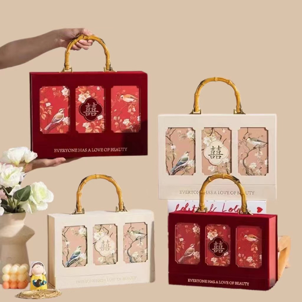 Spot Light Luxury High-End Portable Gift Box, Souvenir Gift Box, Exquisite Valentine's Day Gift Gift Box, High-End