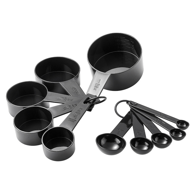 Picture of Manufacturer Wholesale High-Quality Plastic Handle Baking Measuring Cup Measuring Spoon Set 10-Piece Plastic Measuring Spoon Baking Tools