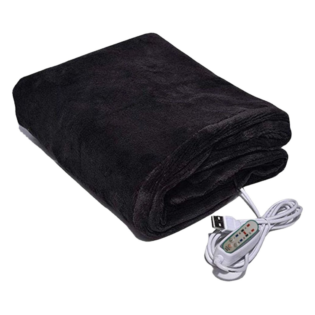 Amazon warm carbon fiber heating shawl USB three-speed temperature regulation timing shawl 5v blanket