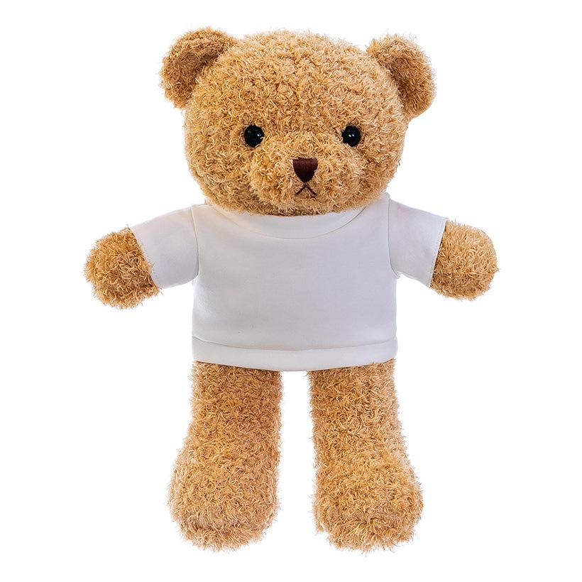 Wholesale Teddy Bear Dressing Bear Doll Stuffed Toy 4S Store Gift Printed Logo Doll Activities for Children