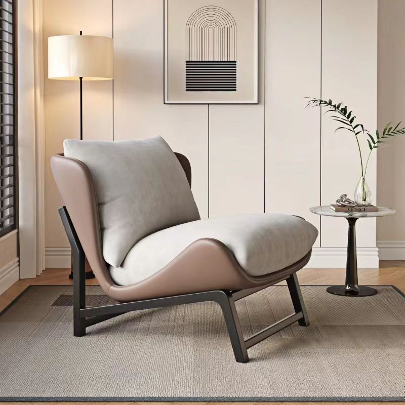Italian Light Luxury Minimalist Sofa Living Room Bedroom Simple Office Hotel Owner Bedroom Bean Bag Leisure Sofa Chair