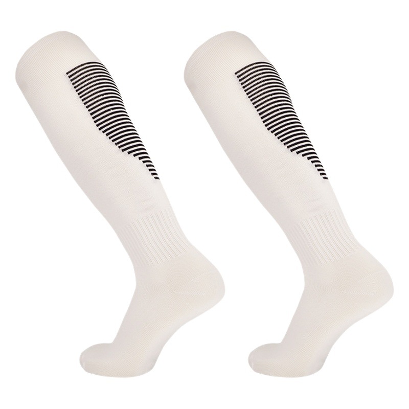 Autumn and Winter Thin Football Socks for Men and Women, Breathable High Socks, Training Sports Socks, Children's Striped Stockings Wholesale