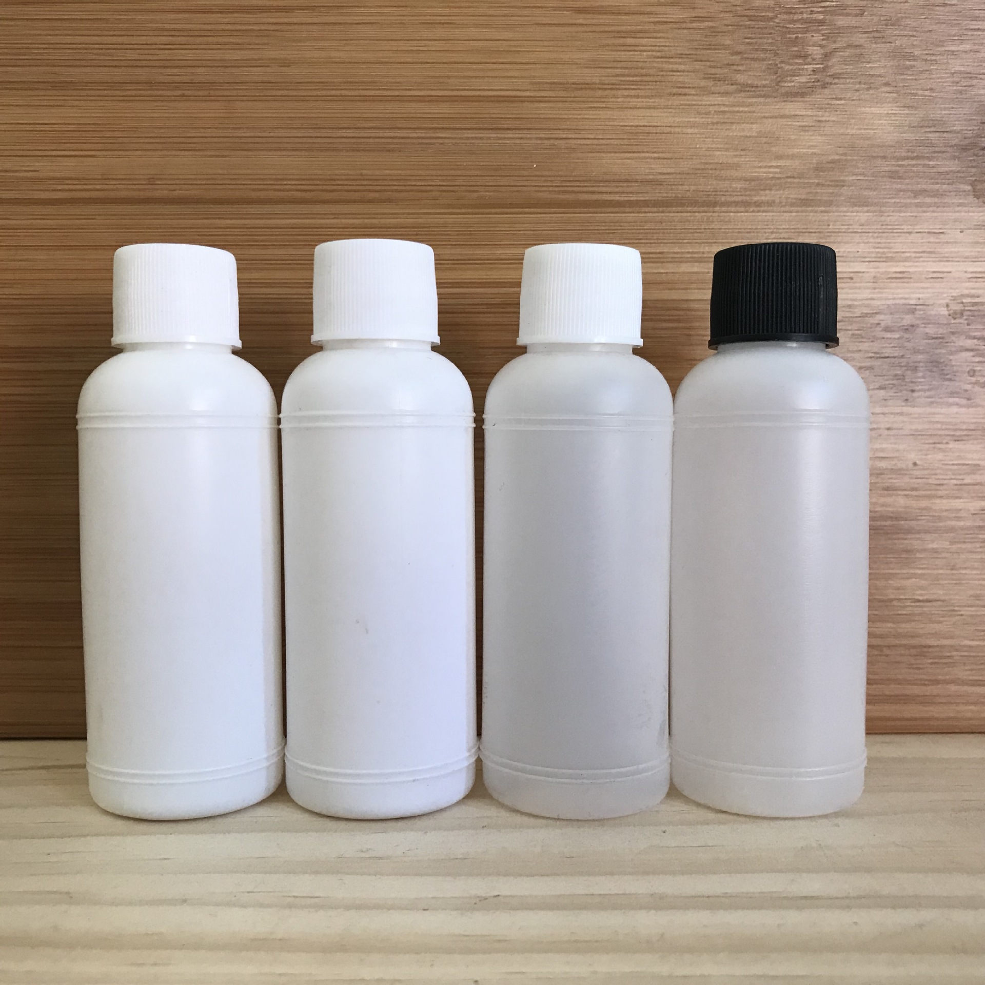 In stock thick 50ml transparent plastic bottle PE plastic bottle oil bottle sample bottle
