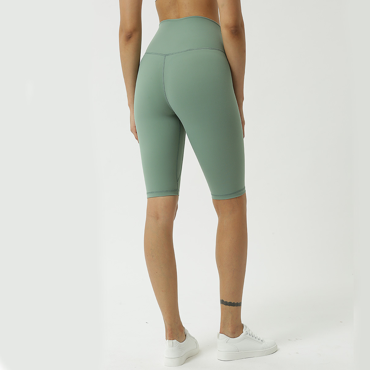 Picture of New Naked Yoga Pants Women's Double-sided Sanding Yoga Pants Running Fitness Hip Lifting Pants Women