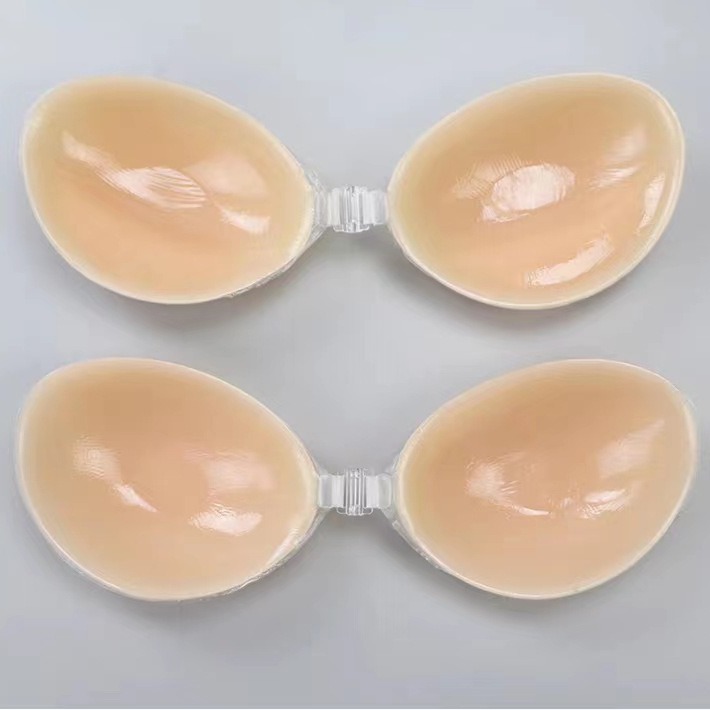 Picture of In-Stock Silicone Breast Pads for Women, Thin Invisible Underwear, Large Bust Push-Up, Wedding Dress Small Bust Breast Pads, Sexy Push-Up