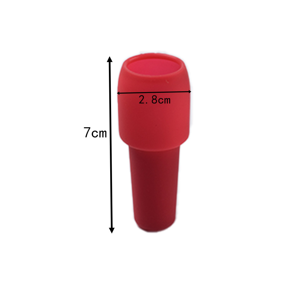 Picture of Universal Handles Wine Cork Soft Silicone Wine Cork Champagne Cork Double Sealing Anti-shedding Bottle Cork Wine Sealer