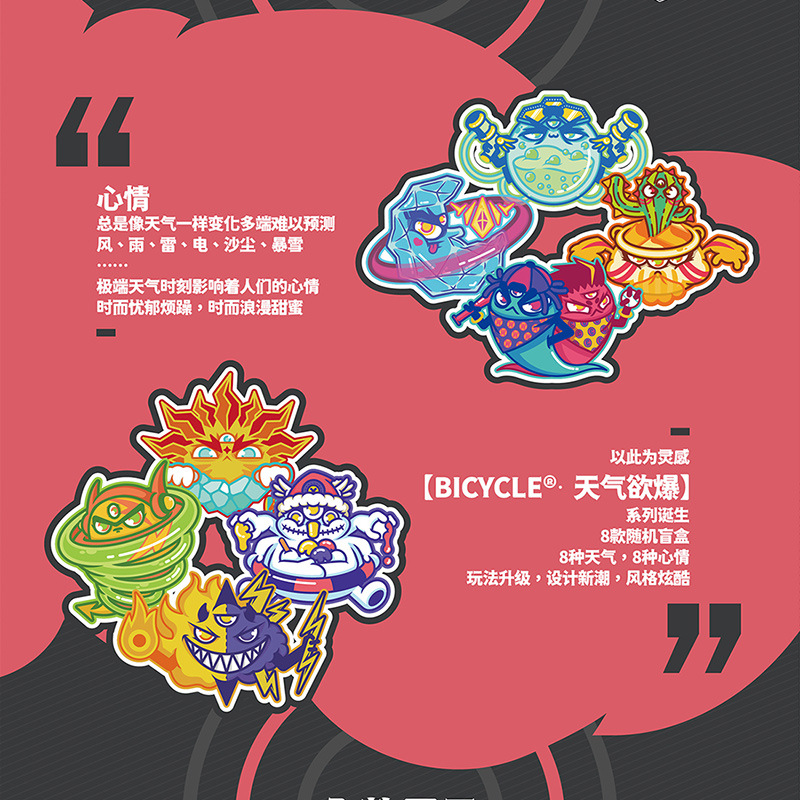 Picture of Huiqi Flower Cut bicycle Poker Blind Box Tide Play High Color Value Magic Flower Cut Card Weather Wants to Explosion Poker