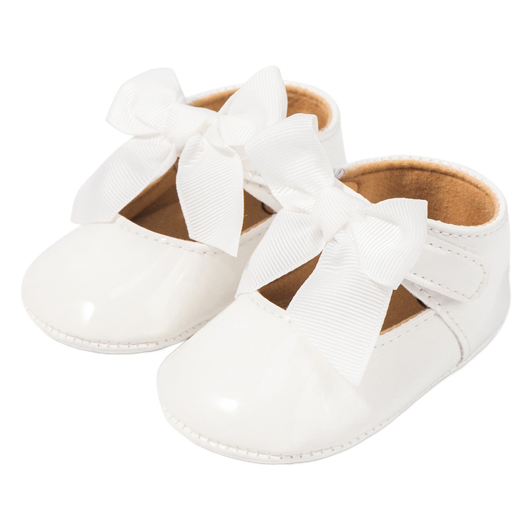 2022 New Baby Shoes Bow Soft Sole Anti-Slip Toddler Shoes Baby Shoes Princess Shoes Baby Shoes