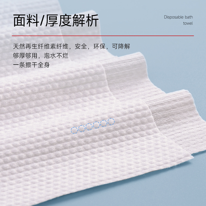 Picture of Disposable Bath Towels Individually Packaged Travel Hotel Supplies Enlarged and Thickened Beauty Salon Towel Set Wholesale