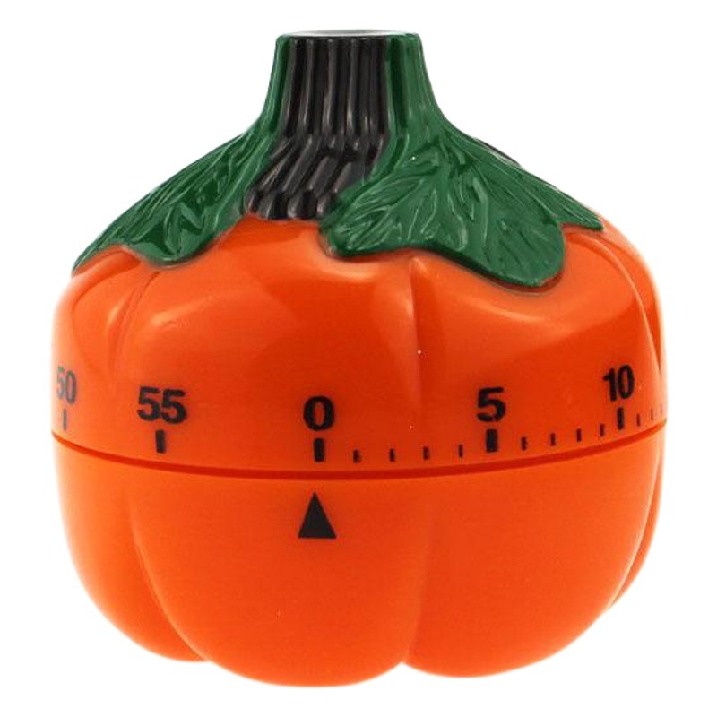Pumpkin timer kitchen mechanical timer vegetable time manager spring timer