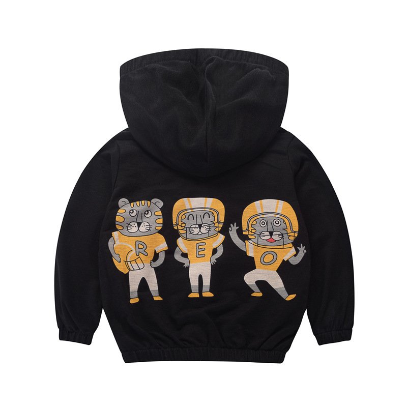 Picture of betop children's clothing new Korean style coat children's sun protection clothing thin Korean style cartoon boys' coat hooded hair generation