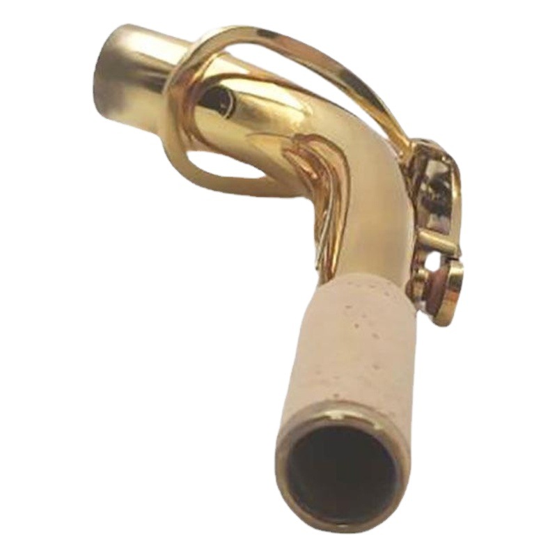Pipe Accessories Golden Brass Midrange E-tone Saxophone Bent Neck 2.45cm Caliber Saxophone Bent Pipe