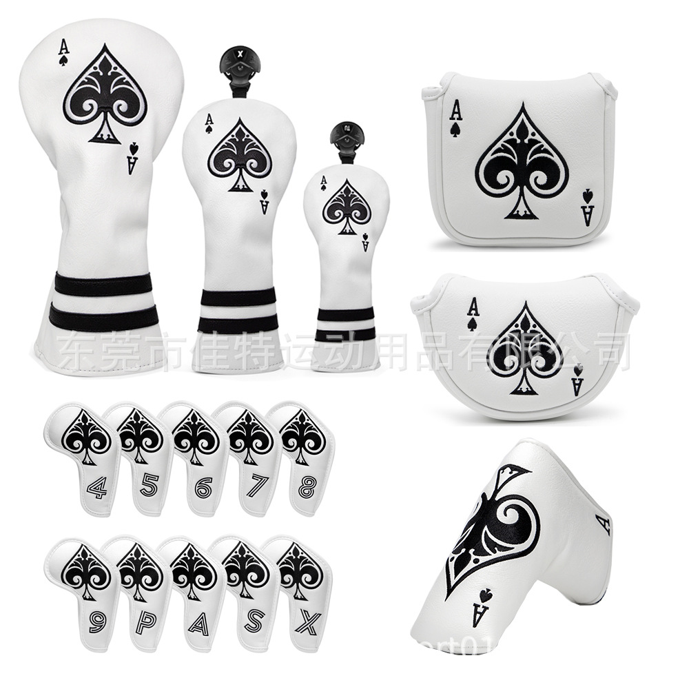 Golf Club Cover Factory Putter Cover Golf Supplies Pu Protective Cover Club Head Cover Protective Cover Universal Club
