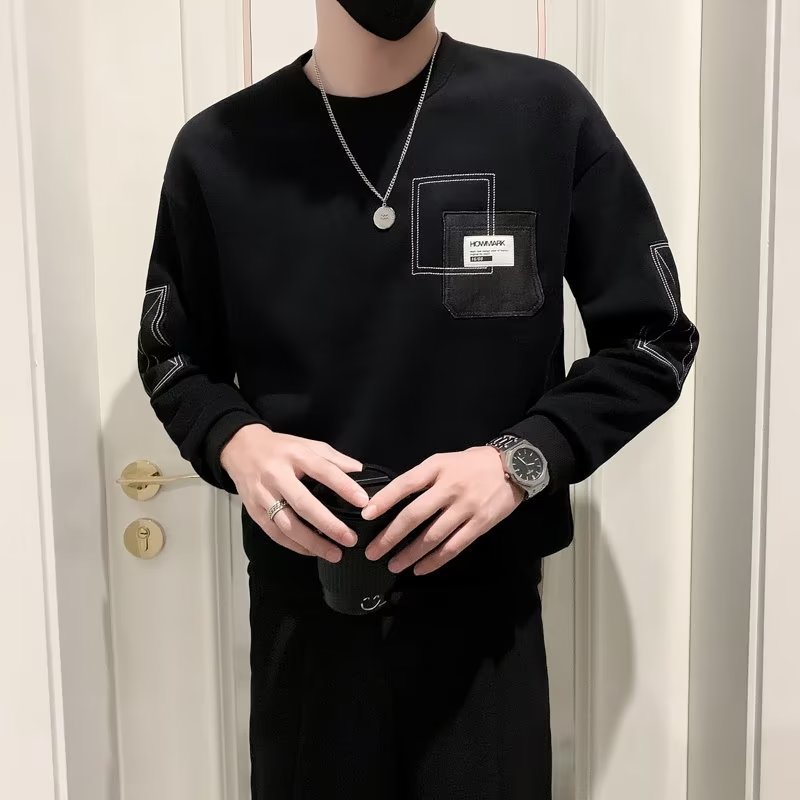 Picture of Main Push plus size Pocket Design High-end Autumn Quality Sweatshirt Versatile Top Jacket