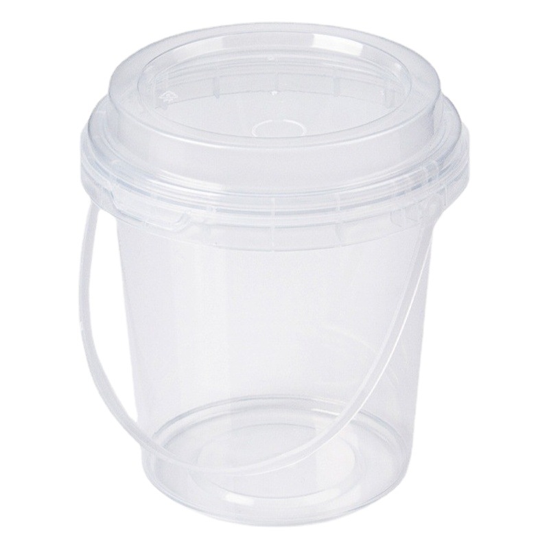 Mini puff bucket baking package with puff bucket enjoy cookie jar snowflake crisp cranberry biscuit snack bucket Western pastry box