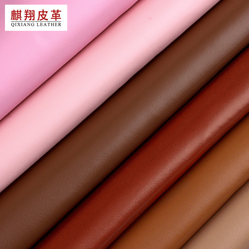 Picture of Environmentally Friendly 0.6mm Imitation Velvet Nappa Pattern Leather Pu Fabric Wear-Resistant Soft Bag Luggage Artificial Leather Shoe Material Imitation Leather